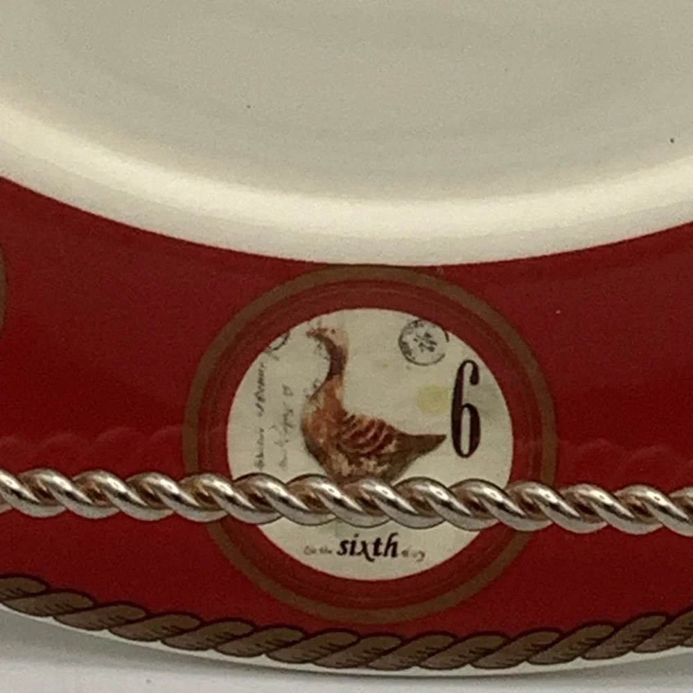 Williams Sonoma 2010 Twelve Days of Christmas Dinner Plate